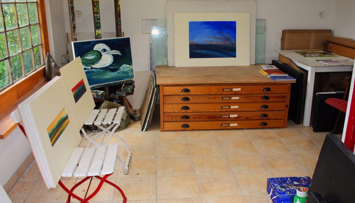 Torsten, Schlüter, Atelierpavillion auf Hiddensee,