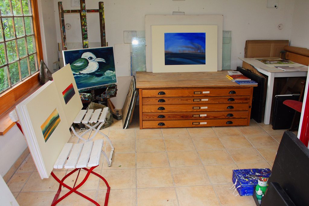 Torsten, Schlüter, Atelierpavillion auf Hiddensee,