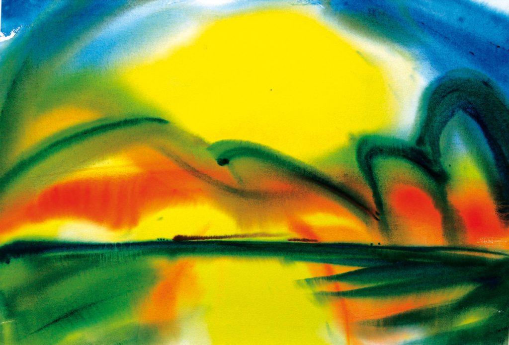 Torsten Schlüter, "Fortissimo", 2008, Aquarell, 50x65cm