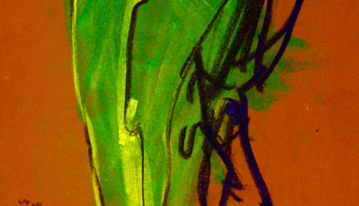 Torsten Schlüter, "Graziano", 2007, Pastell, 25x17cm