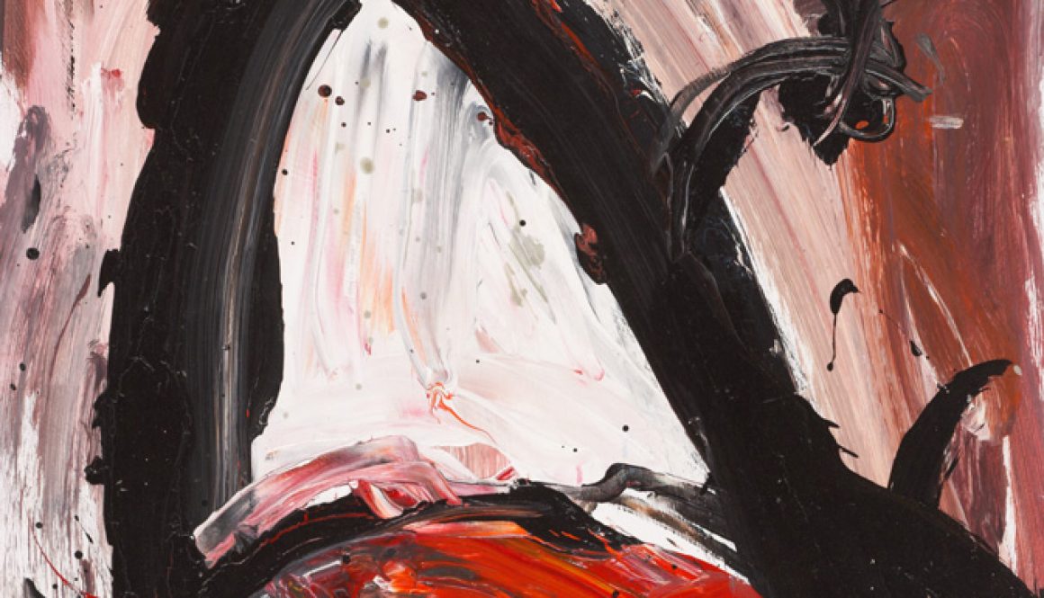 Torsten Schlüter, "Herzschlag", 1994, Acryl, 95x60cm