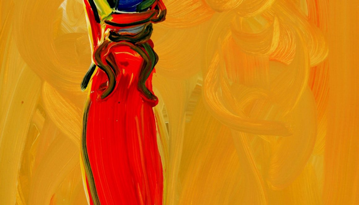 Torsten Schlüter, "Mata", 2002, Öl auf Leinwand, 70x50cm