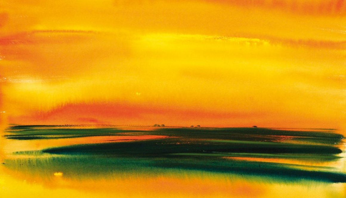 Torsten Schlüter, "Sommersonate", 2008, Aquarell, 50x65cm