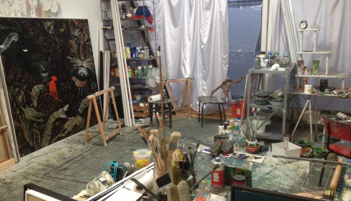 Im Berliner Atelier, 2016