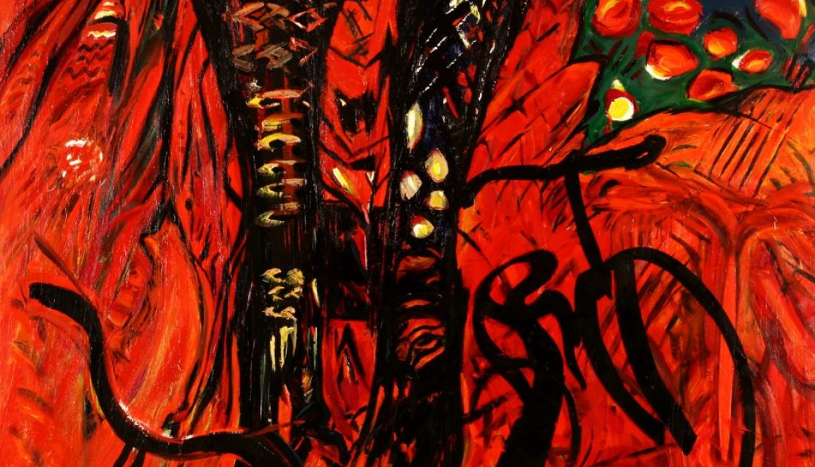 Torsten Schlüter, "Ausflug", 1998, Öl auf Leinwand,170x170cm