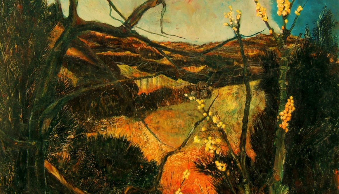 Torsten Schlüter, "Hoffnung", 1987, Öl auf Leinwand, 81x81cm