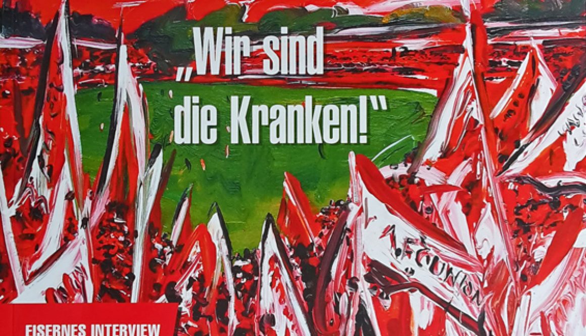 Torsten Schlüter, Titelbild "Alte Försterei" für U.N.V.E.U., Magazin des 1.FC Union Berlin, 02/2016