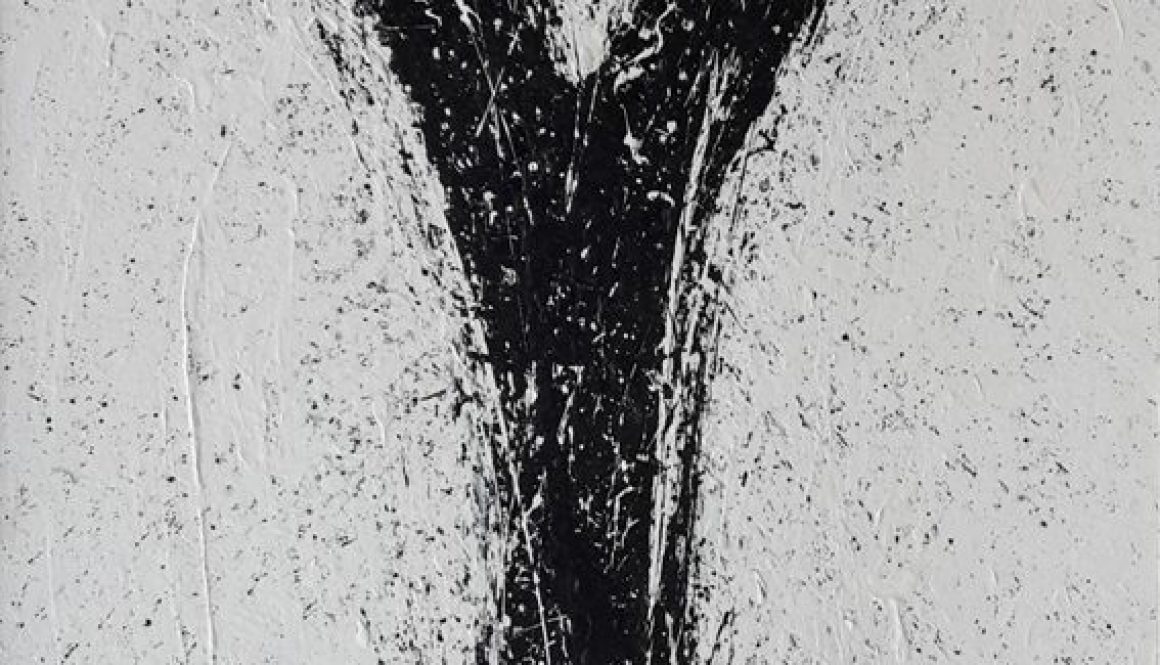 Torsten Schlüter, "Ypsilon Chromosom", 1997, Acryl auf Karton, 100x70cm