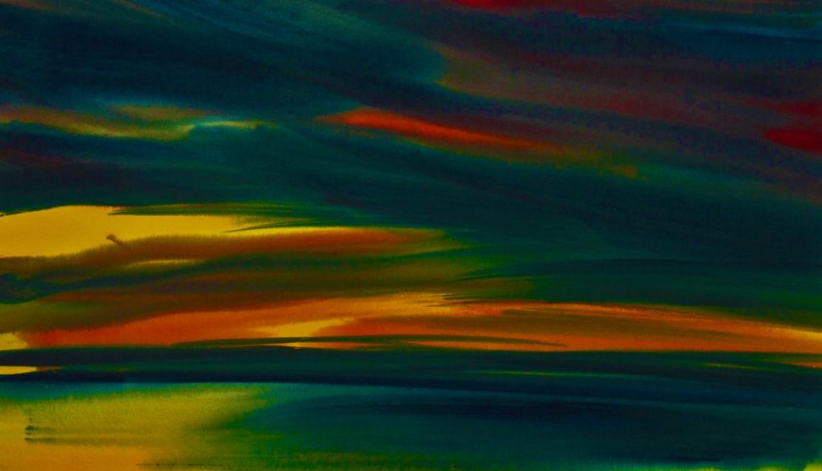 Torsten Schlüter, "Hinter dem Kunstgarten", 2016, Aquarell, 50x65 cm