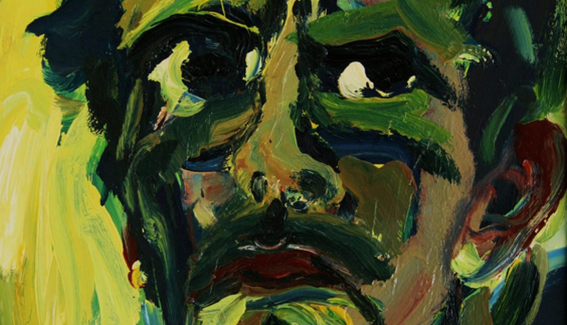 Torsten Schlüter, „Selbstbildnis“, Öl, 2003, 70x50cm