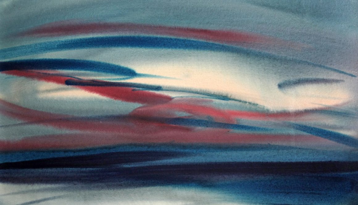 Torsten Schlüter, "Party", 2016, Aquarell, 50x65cm