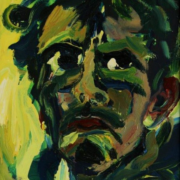 Selbst, 2003, Öl auf Hartpappe, 70x50 Selbst, 2003, Öl auf Hartpappe, 70x50