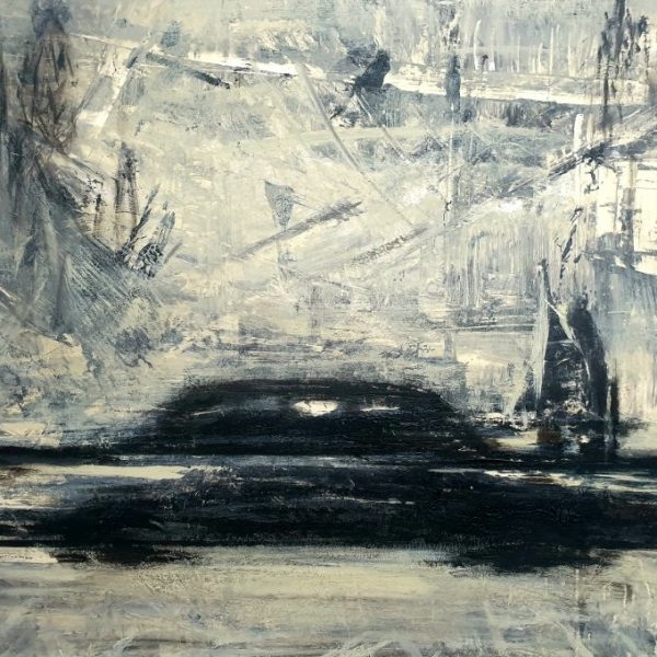 Verlorene Strasse in Manhattan, 2020, Acryl, 76x105cm Verlorene Strasse in Manhattan, 2020, Acryl, 76x105cm
